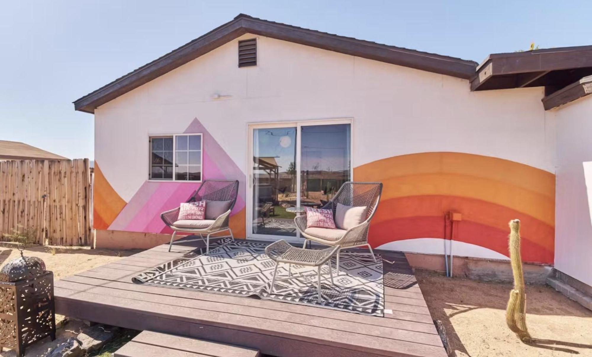 Twin Palms Desert Getaway - Jacuzzi, Fire Pit, Meditation Room & More ジョシュア・ツリー エクステリア 写真
