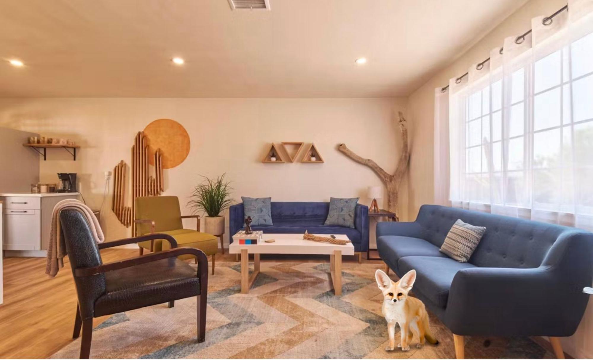 Twin Palms Desert Getaway - Jacuzzi, Fire Pit, Meditation Room & More ジョシュア・ツリー エクステリア 写真